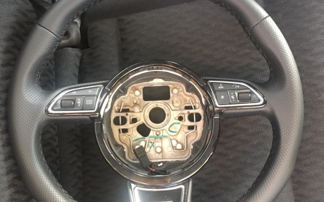 Oprava koženého volantu Audi Sline